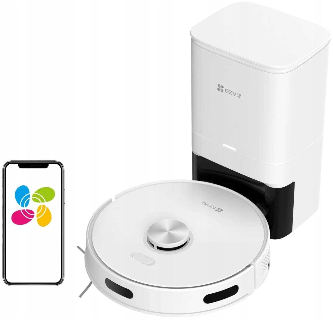 Cleaning robot Ezviz RE5 Plus 2w1 4000Pa 300 m² 300 ml LDS LiDAR White