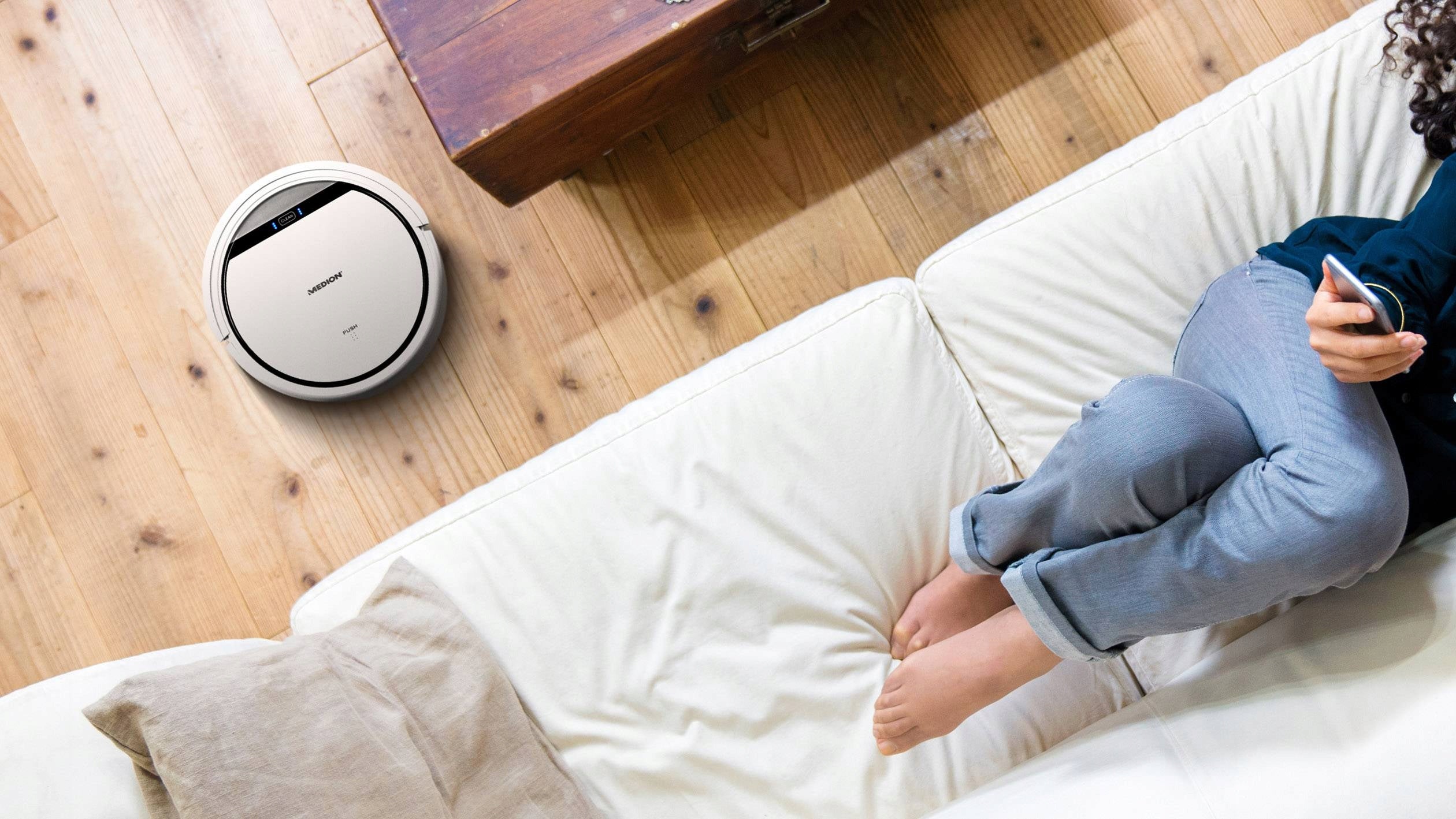 Cleaning robot LENOVO Medion MD 10065 remote control