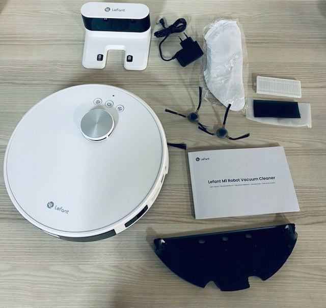 Cleaning robot LeFant M1 4000Pa with Mop Colour Black Manufacturer code 2AZ2R