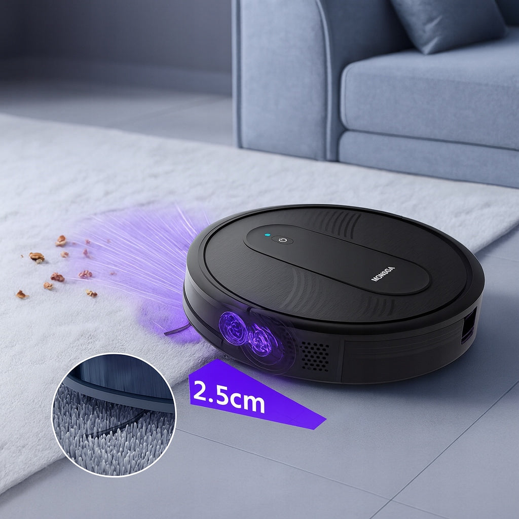 Cleaning robot MONSGA MR1 Ultra Slim black Brand MONSGA