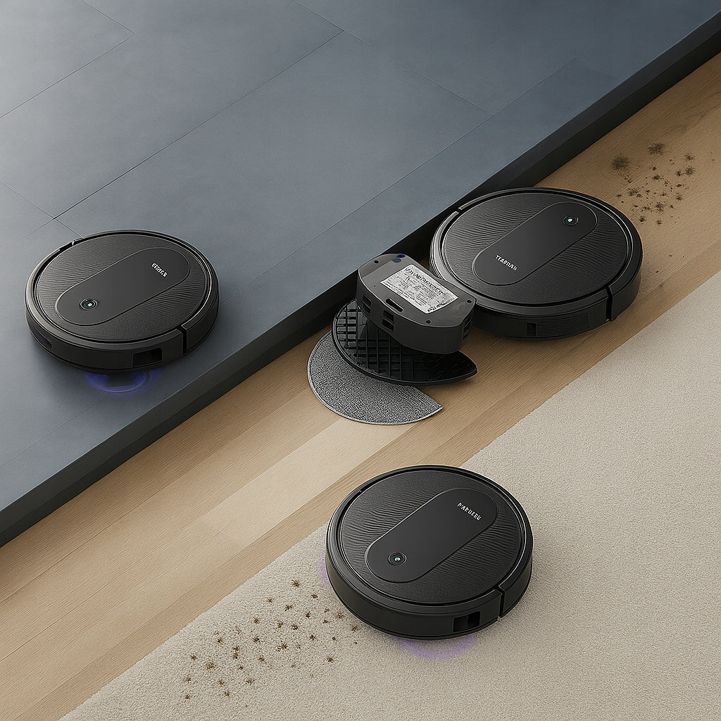 Cleaning robot MONSGA MR1 Ultra Slim black Manufacturer code MR1