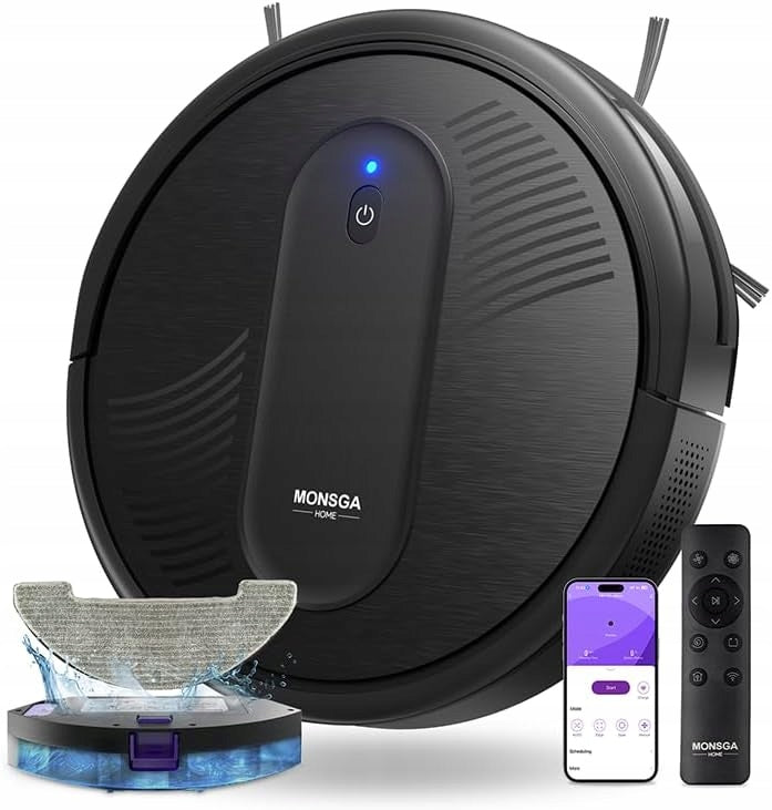 Cleaning robot MONSGA MR1 Ultra Slim black