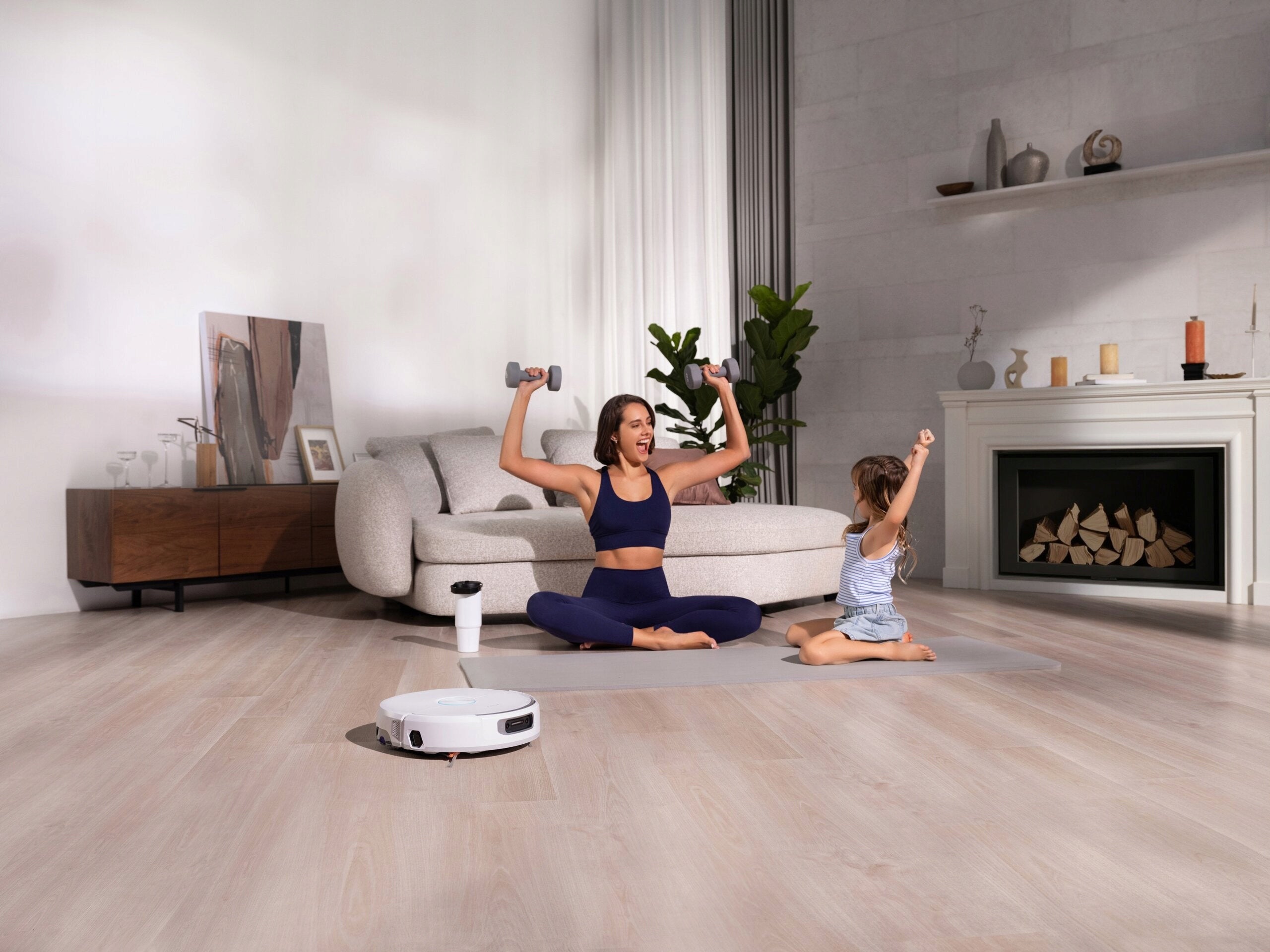 Cleaning robot NARWAL Flow Compact Station Dominant color white
