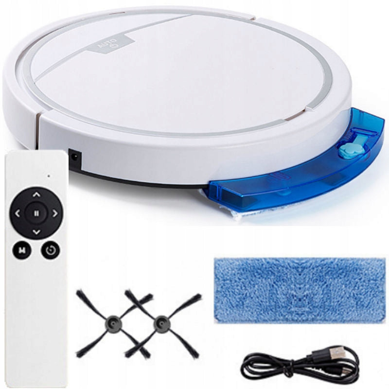 Cleaning robot RS-300 white WITH REMOTE CONTROL with mop - SWEEPING AND MOPPING!