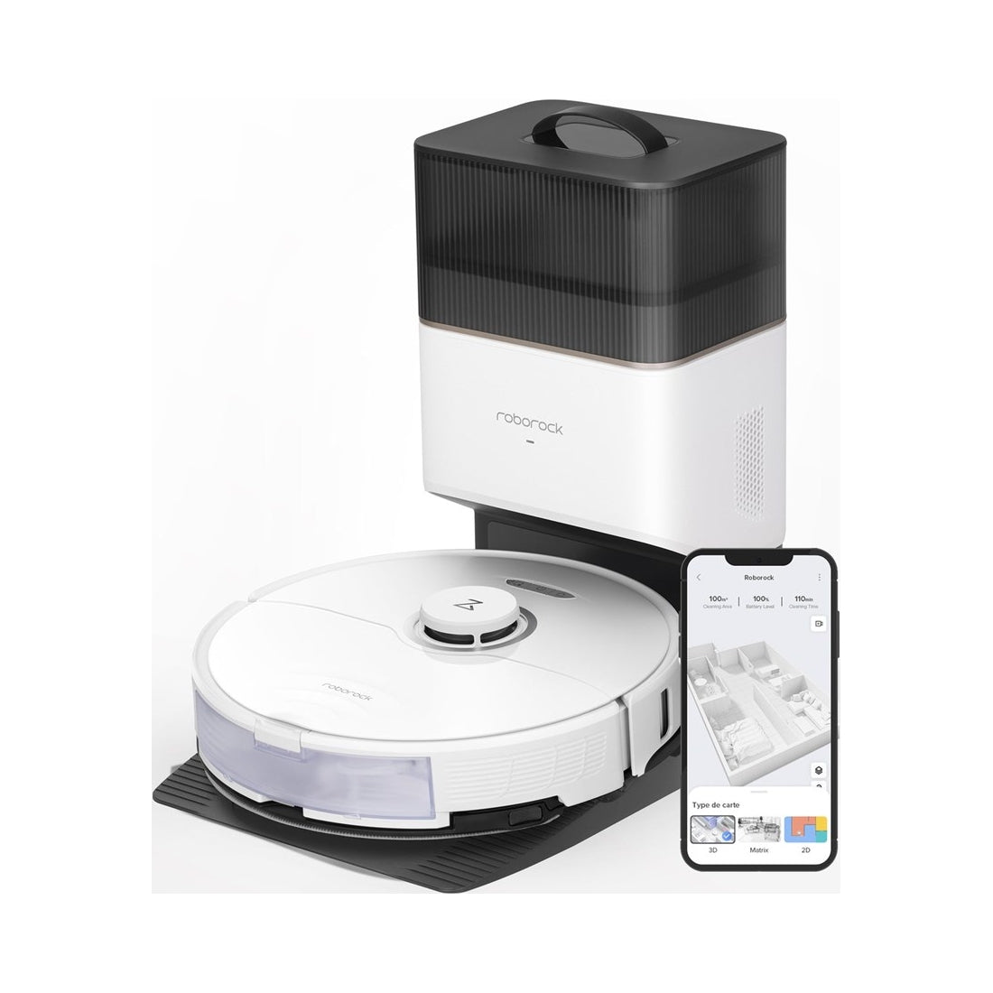 Cleaning robot Roborock S8+ white