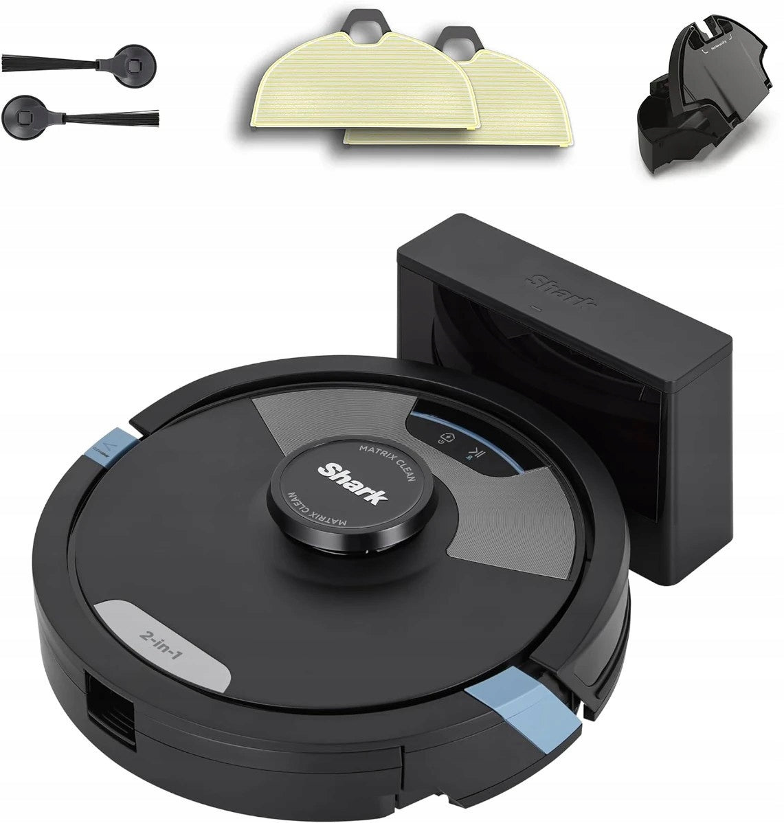 Cleaning robot Shark Matrix Plus 2in1 black mopping function