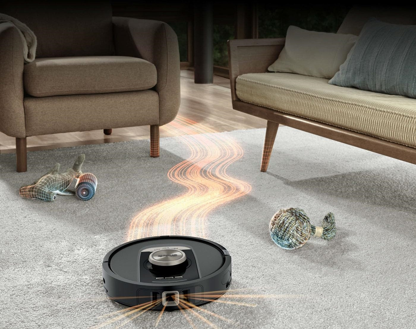 Cleaning robot Shark PowerDetect 2in1 vacuum cleaner and mopping RV2800ZEEU Manufacturer code RV2800ZEEU