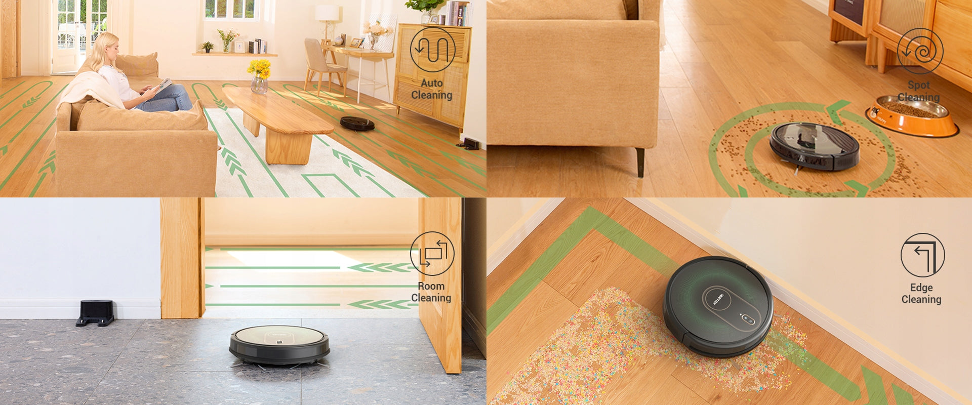 Cleaning robot Vactidy Nimble T8 Pro 3000 Pa mop application remote control 150 min Manufacturer code 00044