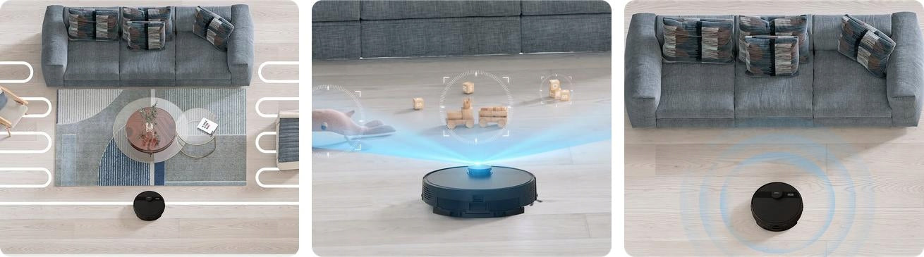 Cleaning robot Vacuum cleaner Imou RV1L Pro station Sensors anti-collision