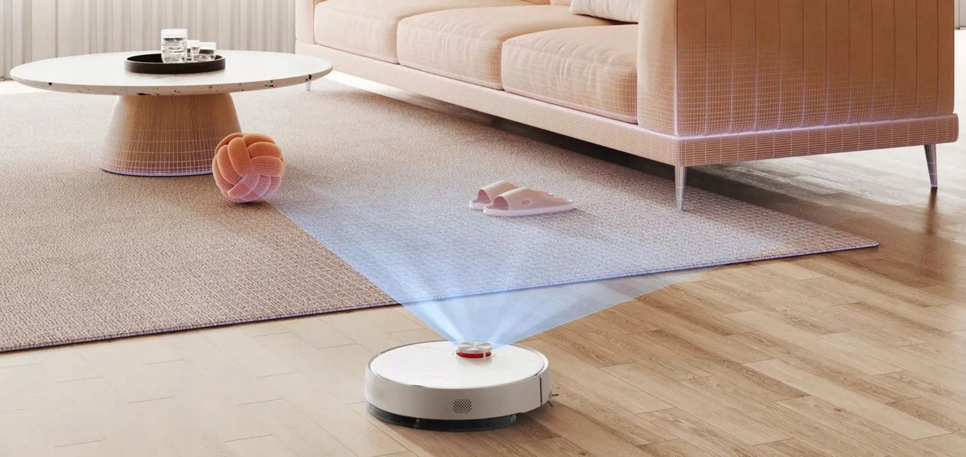 Cleaning robot Xiaomi Vacuum S40 70W white Dust container volume 0.52 l