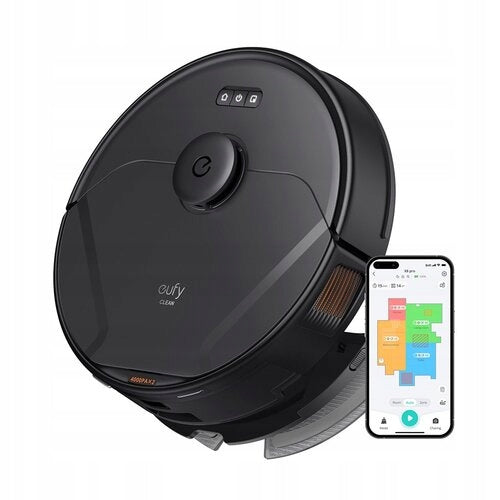 Cleaning robot eufy X8 Pro mopping with automatic base Black Charging time 240 min