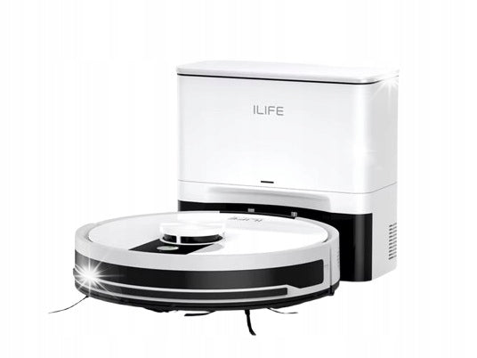 Cleaning robot iLife A12 Pro white Riding vacuum cleaner WET DRY 2IN1 Manufacturer code ILIFEYHY12PL