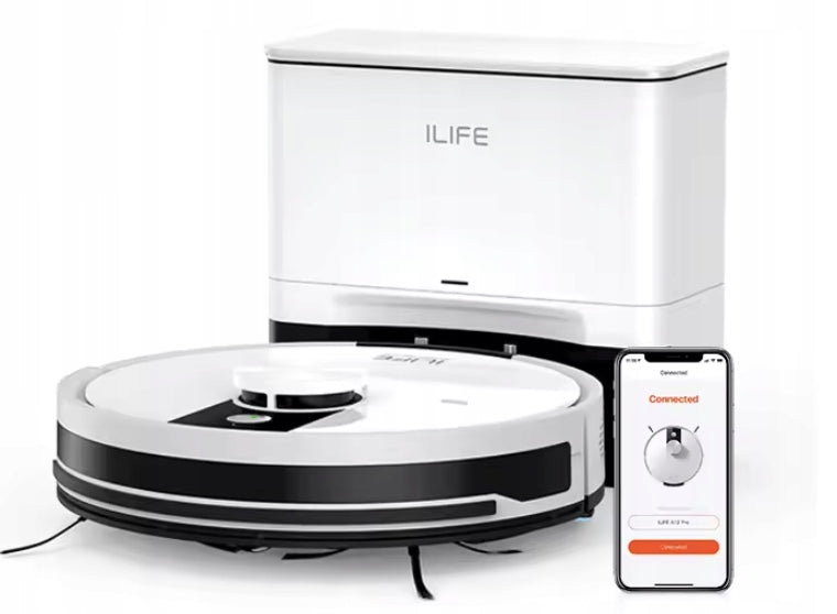 Cleaning robot iLife A12 Pro white Riding vacuum cleaner WET DRY 2IN1