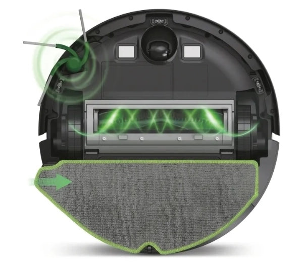 Cleaning robot iRobot Roomba 115 Combo Y414040 Mopping function Dominant color black