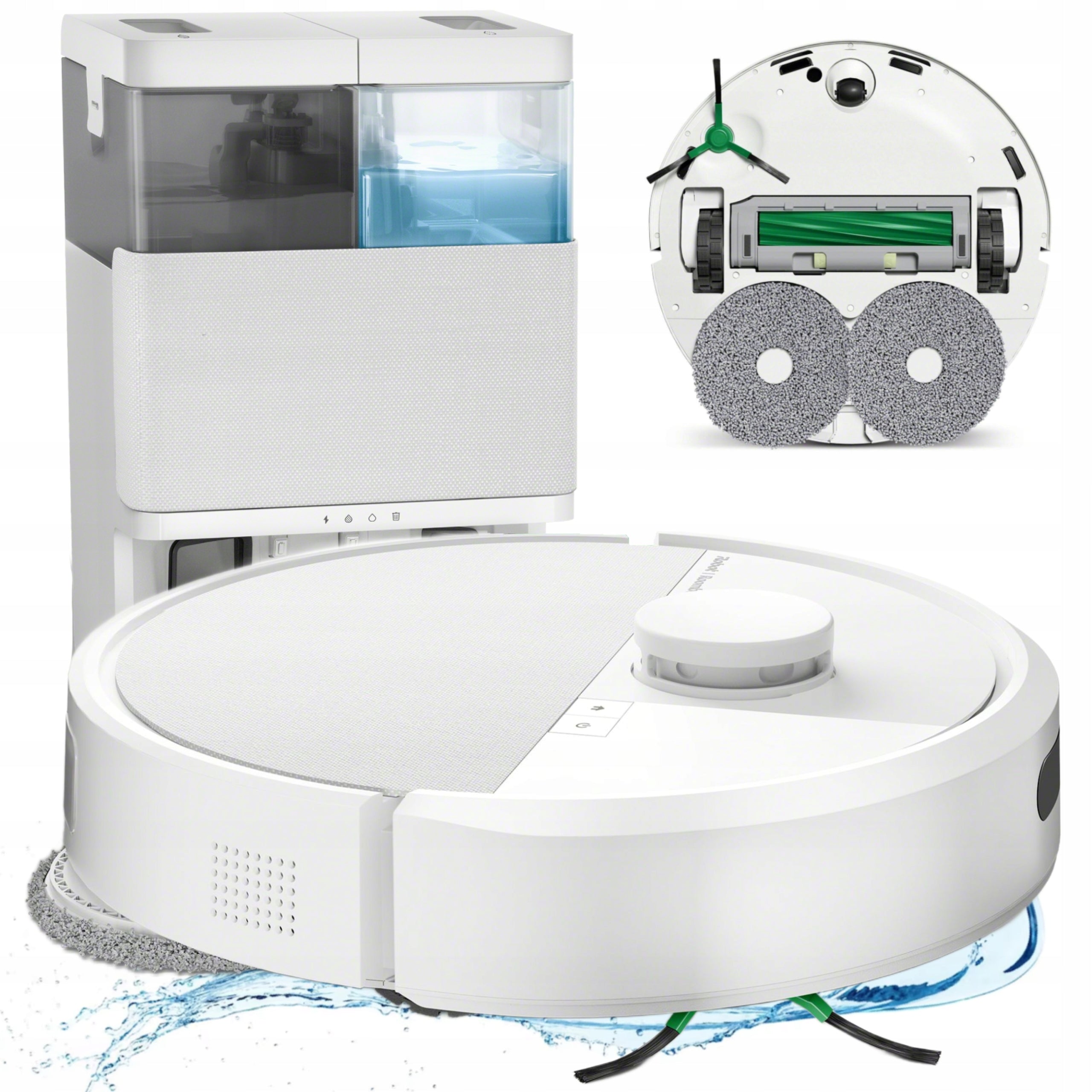 Cleaning robot iRobot Roomba Plus 405 Combo + AutoWash station white