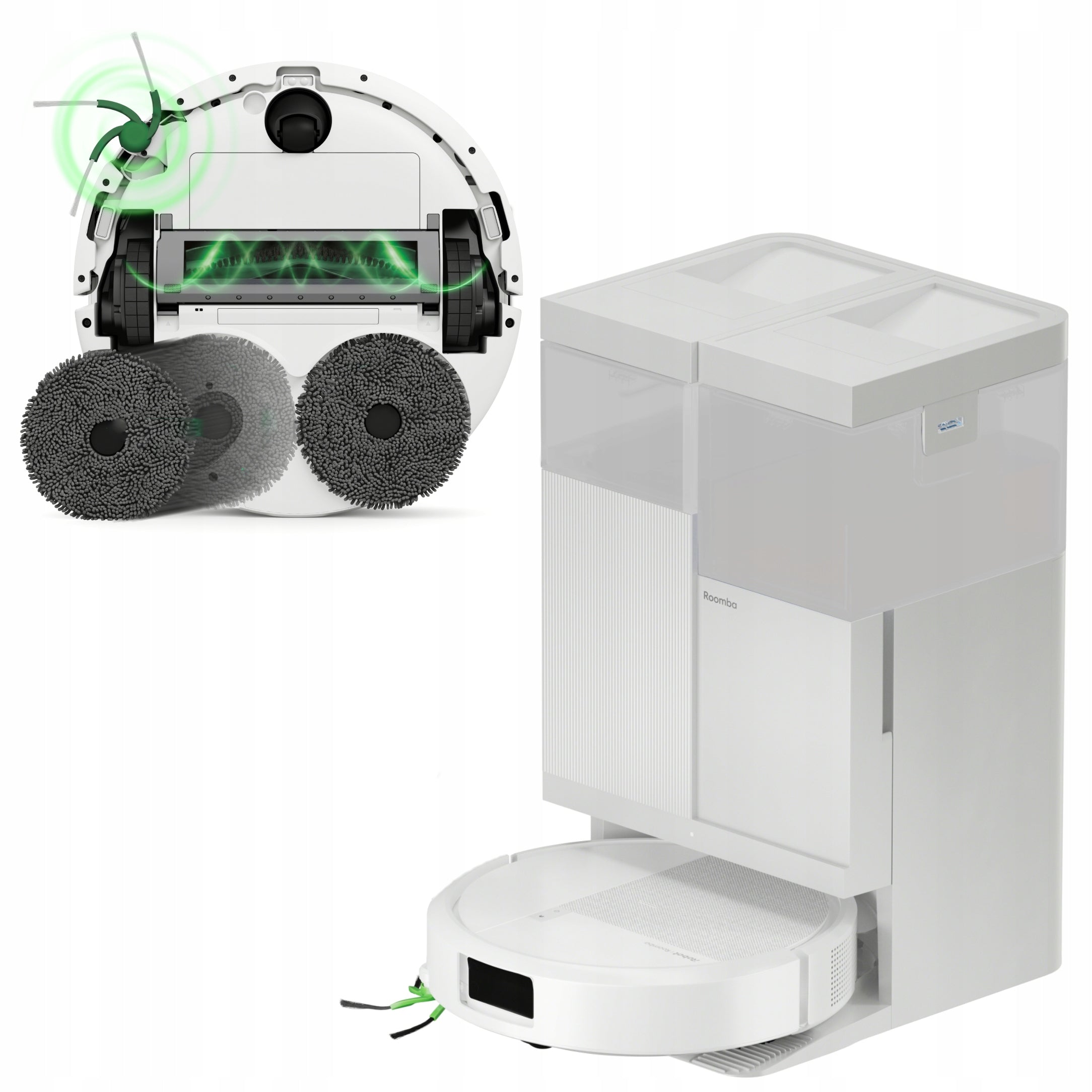 Cleaning robot iRobot Roomba Plus 515 Combo white