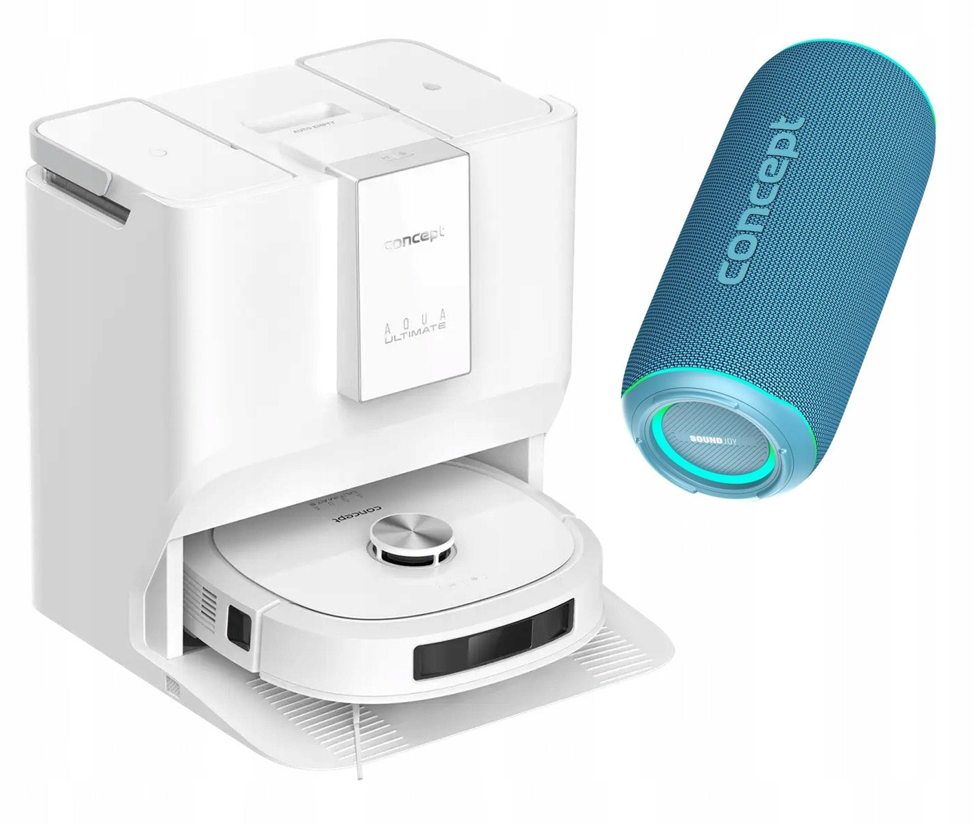 Cleaning robot mopping Concept Aqua ULTIMATE Laser 3D + SPEAKER