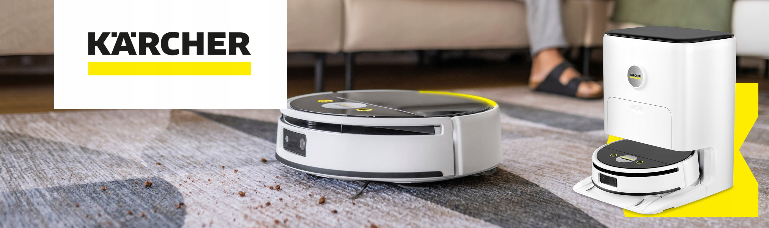 Cleaning robot mopping Karcher RVF 7 Comfort Extra with station Manufacturer code 1.269-693.0