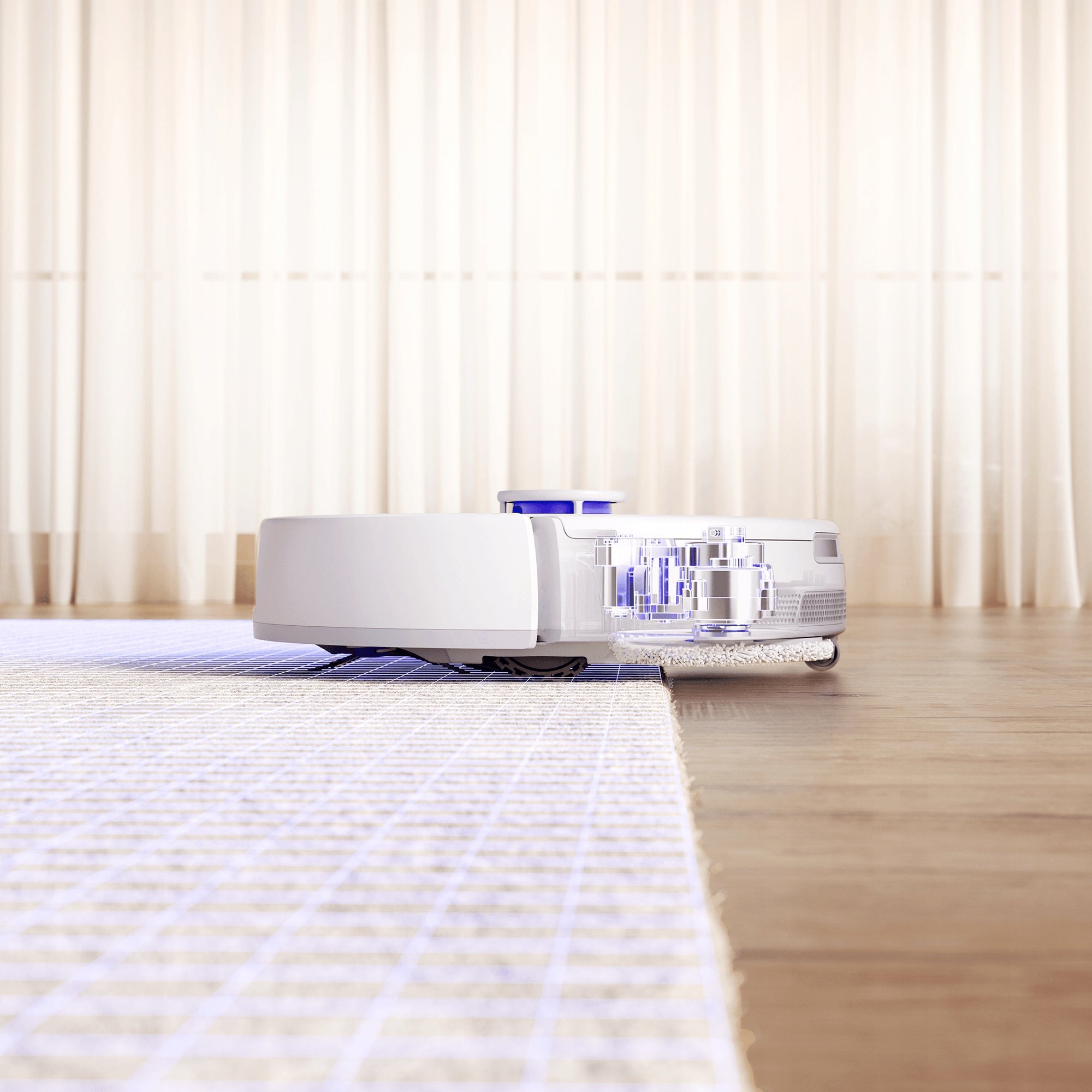 Cleaning robot mopping Narwal Freo Z10 15Kpa anti-tangle mopping Dominant color white