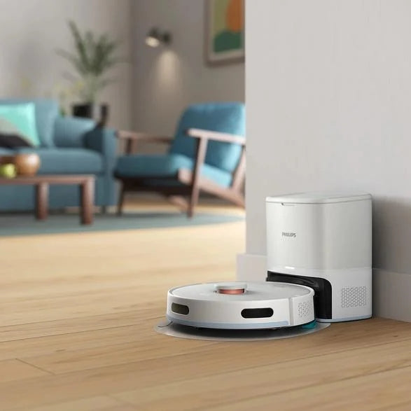 Cleaning robot mopping with station Philips 2000 white Packaging status original
