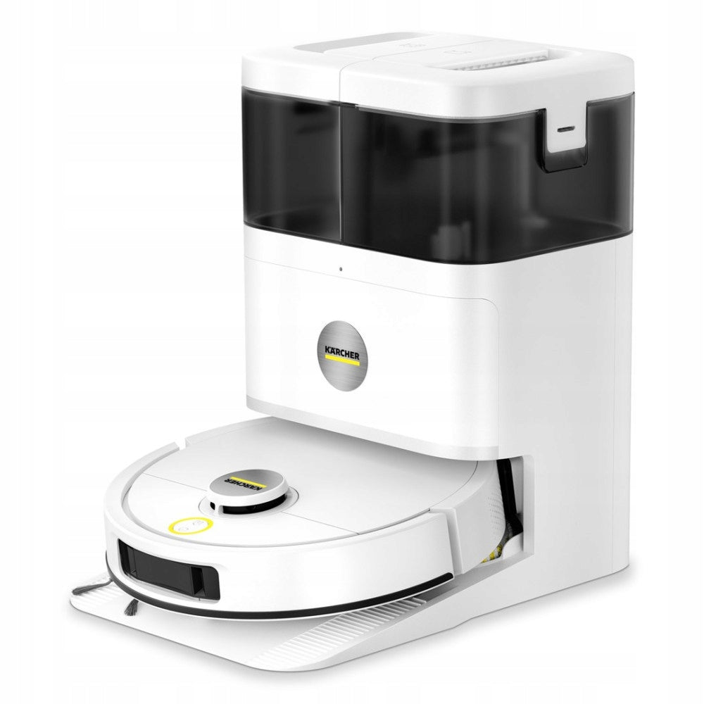Cleaning robot with KARCHER RVM 4 Comfort base