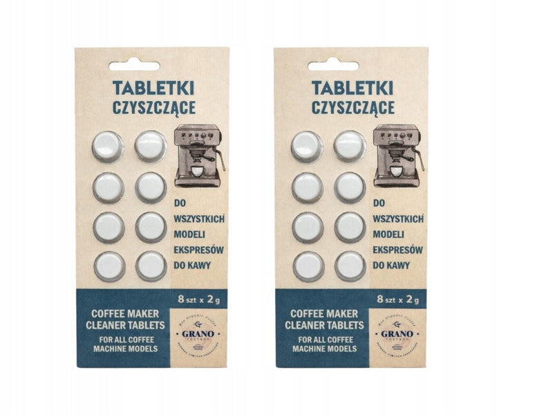 Cleaning tablets GRANO TOSTADO Universal blister 2 x (8 pieces)