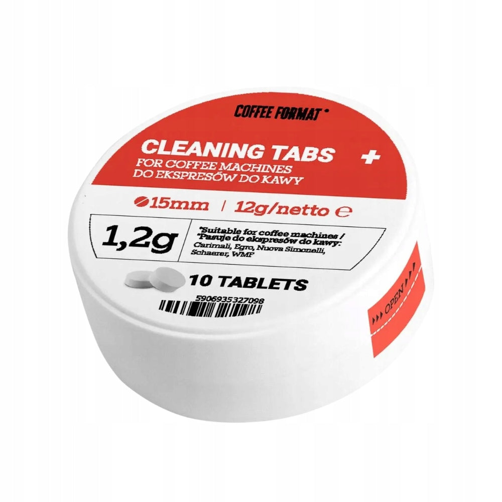 Cleaning tablets for Coffee Format Cleaning TABS+ 10×1,2g