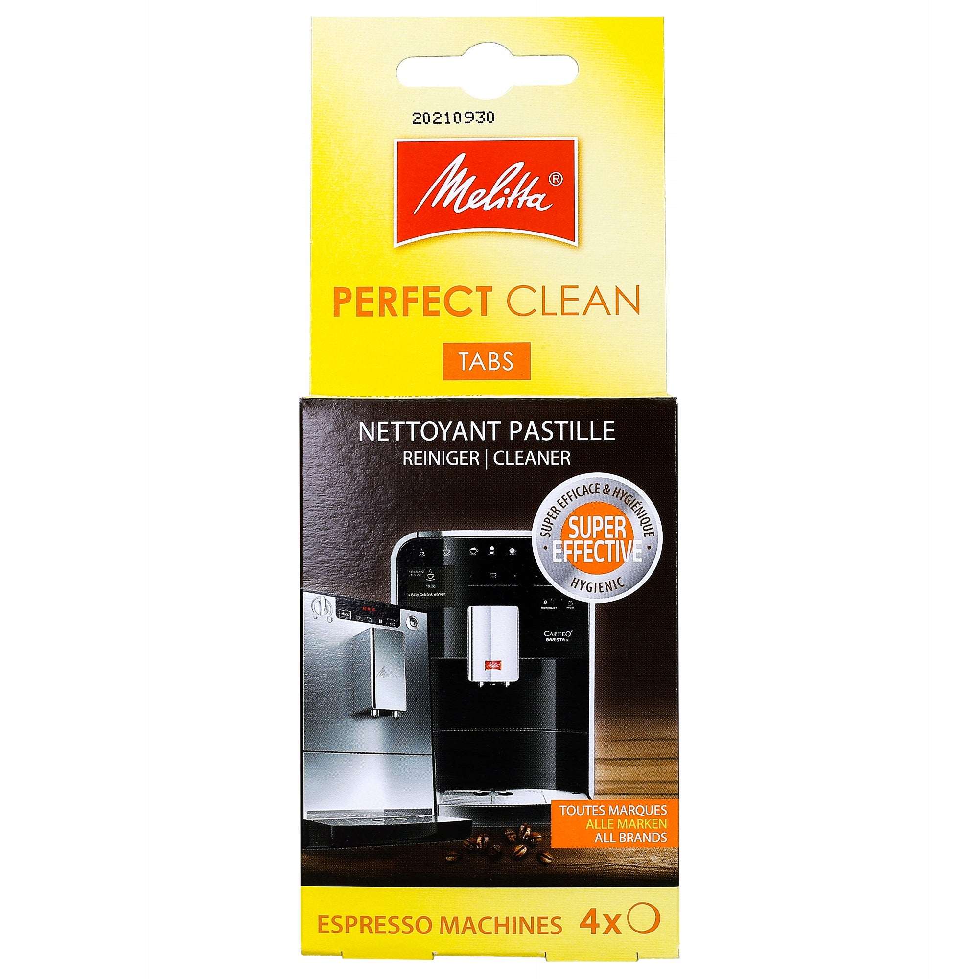Cleaning tablets for Melitta PerfectClean 4x 1,8g Brand Melitta