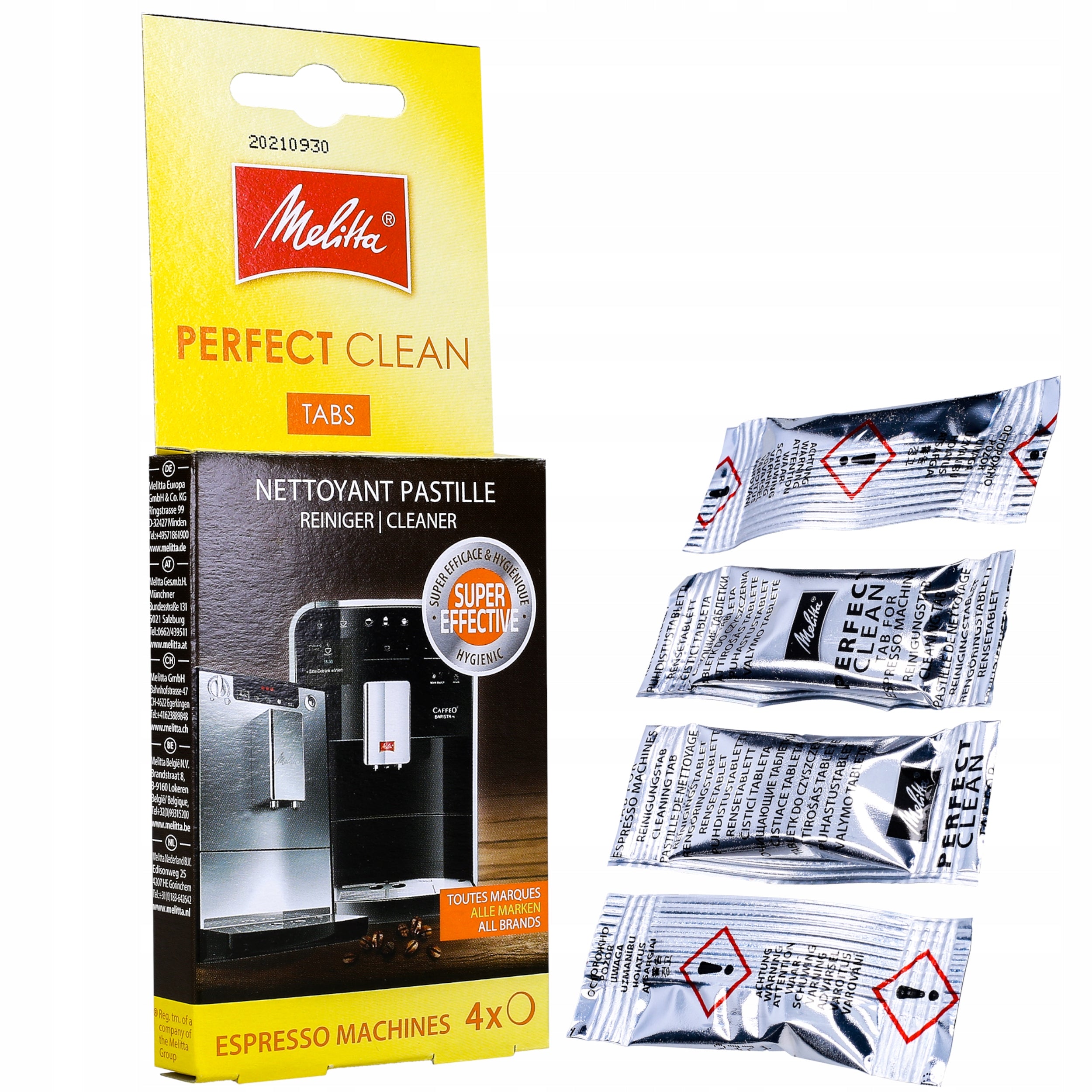 Cleaning tablets for Melitta PerfectClean 4x 1,8g