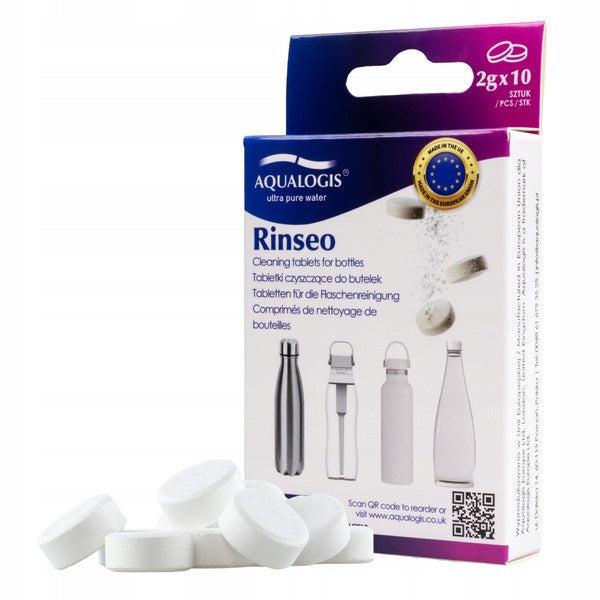 Cleaning tablets for bottles Aqualogis Rinseo 10 pcs. Manufacturer code ALCT10