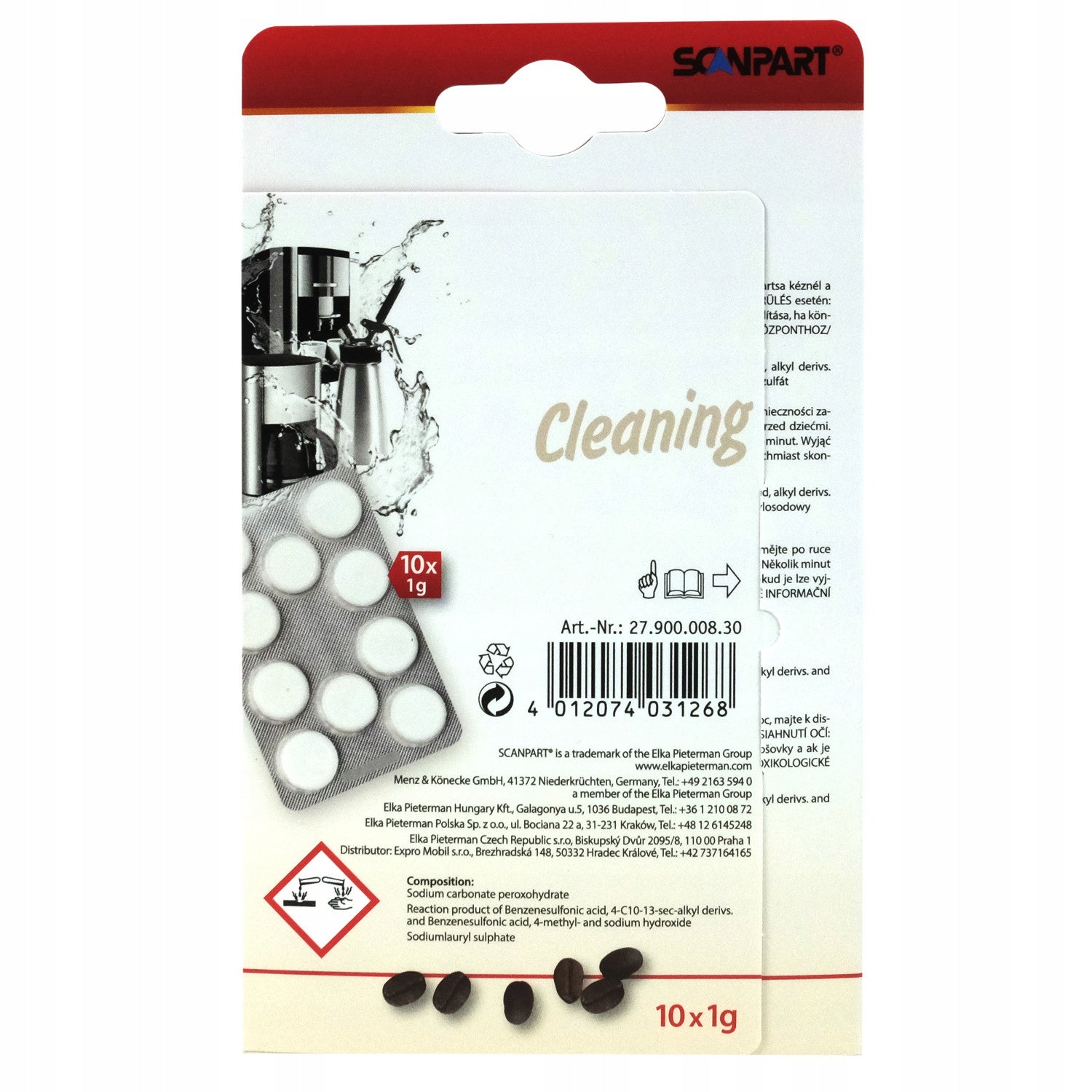 Cleaning tablets for coffee maker descaling universal 10 pcs. Brand no brand