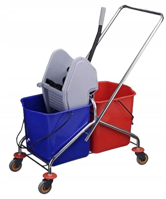 Cleaning trolley CHROM professional 2x20l