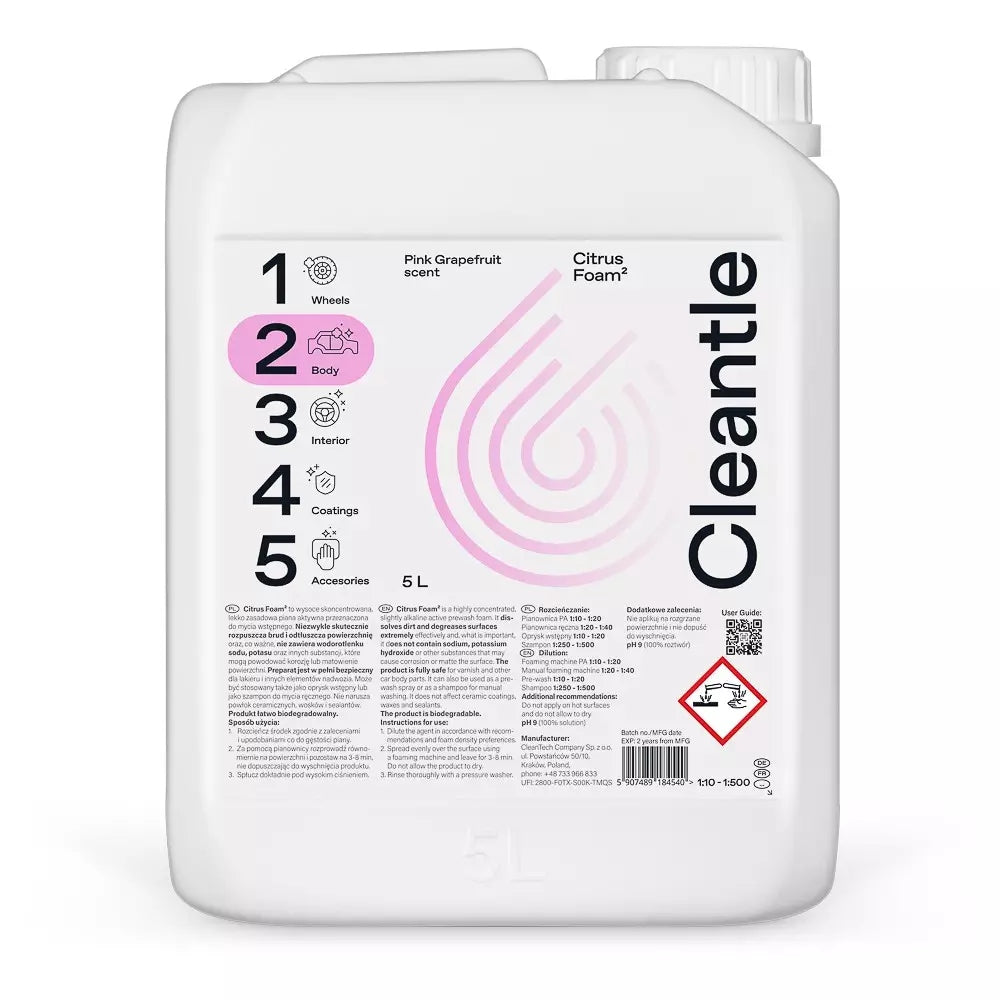 Cleantle Citrus Foam2 5L