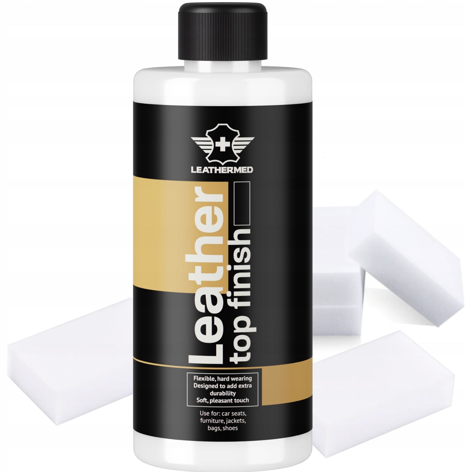 Clear finish lacquer for leather upholstery 250ml SEMI-GLOSS