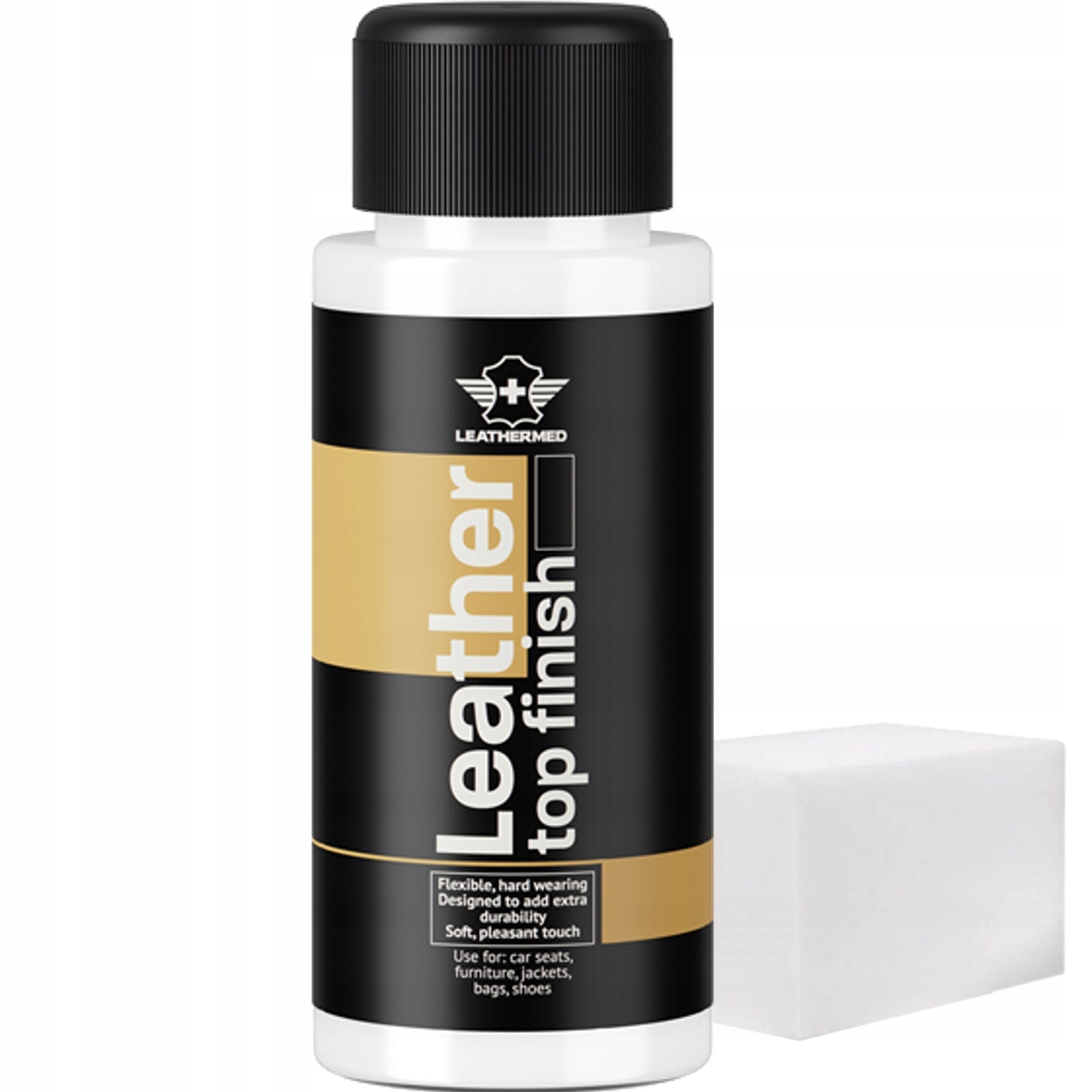 Clear finish lacquer for leather upholstery 50ml MAT