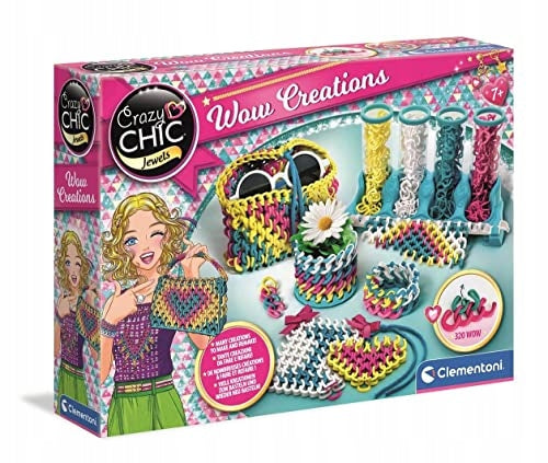 Kūrybinis rinkinys Clementoni Crazy Chic Wow Creations, 18540