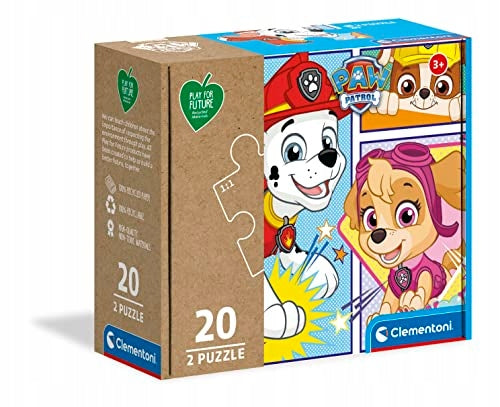 Puzzle Clementoni Paw Patrol 2 x 20 det. 