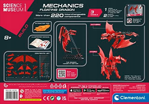 Konstruktorius drakonas Clementoni Floating Dragon, 220 d