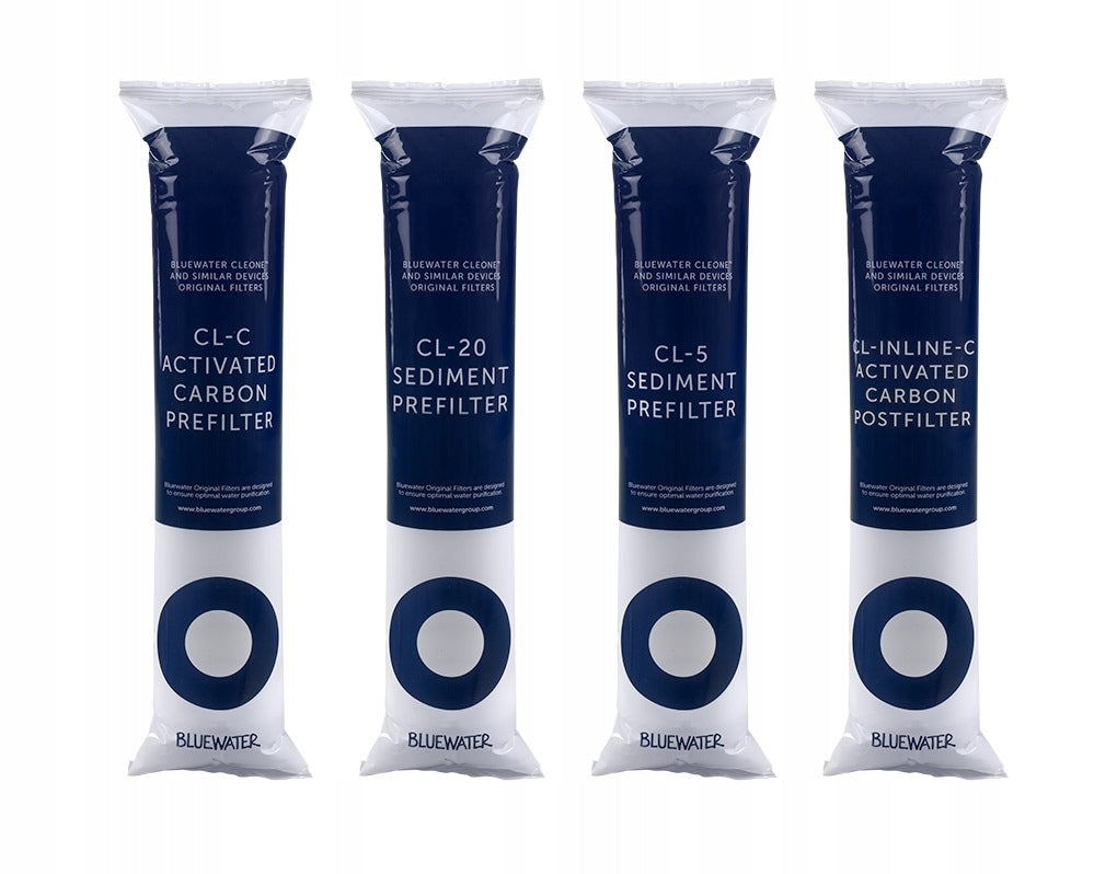 Cleone, Aqueena Zepter cartridges 4 pieces CL-20, CL-5, CL-C, Cl-InLine-C
