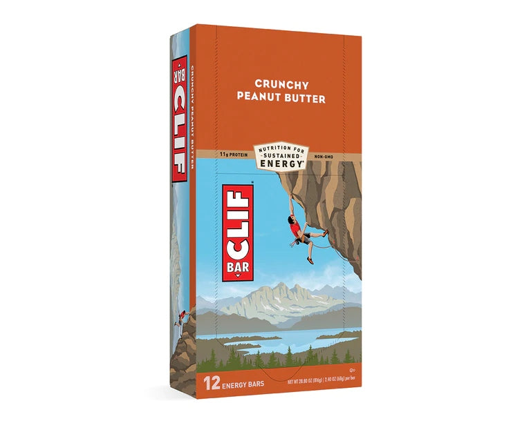 Clif Bar Crunchy Peanut Butter Energy Bar 68 g 12 Pieces