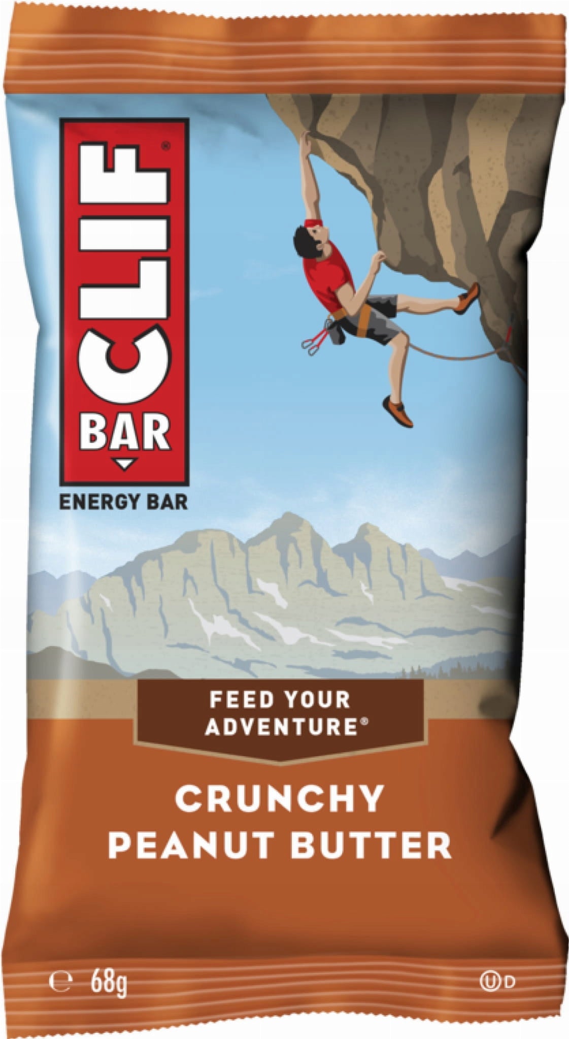 Clif Bar Crunchy Peanut Butter Energy Bar 68 g X12 Manufacturer code CB02x12