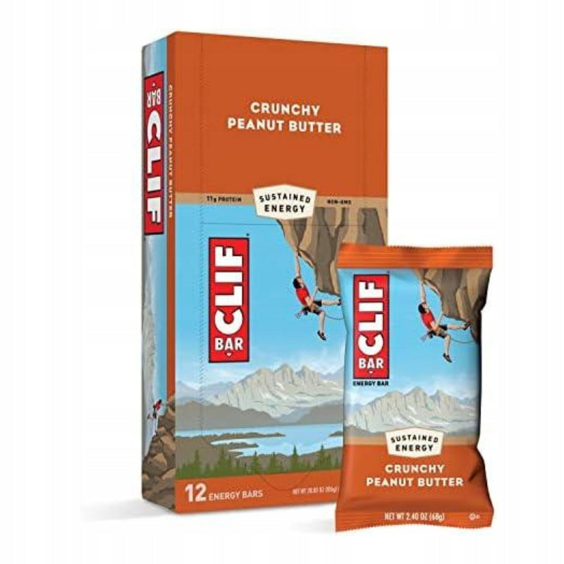 Clif Bar Crunchy Peanut Butter Energy Bar 68 g X12