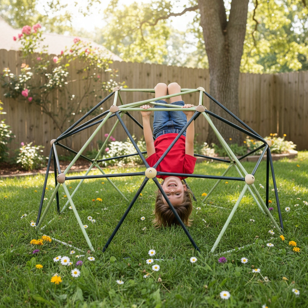 Climbing Dome for Children Ladder Solid Metal 2,4m 8FT Kid's age 3＋ years
