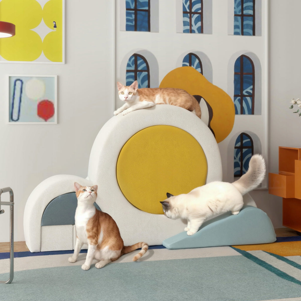 Climbing Ladder for Cat Wall Shelves Cat Wall Packaging status original