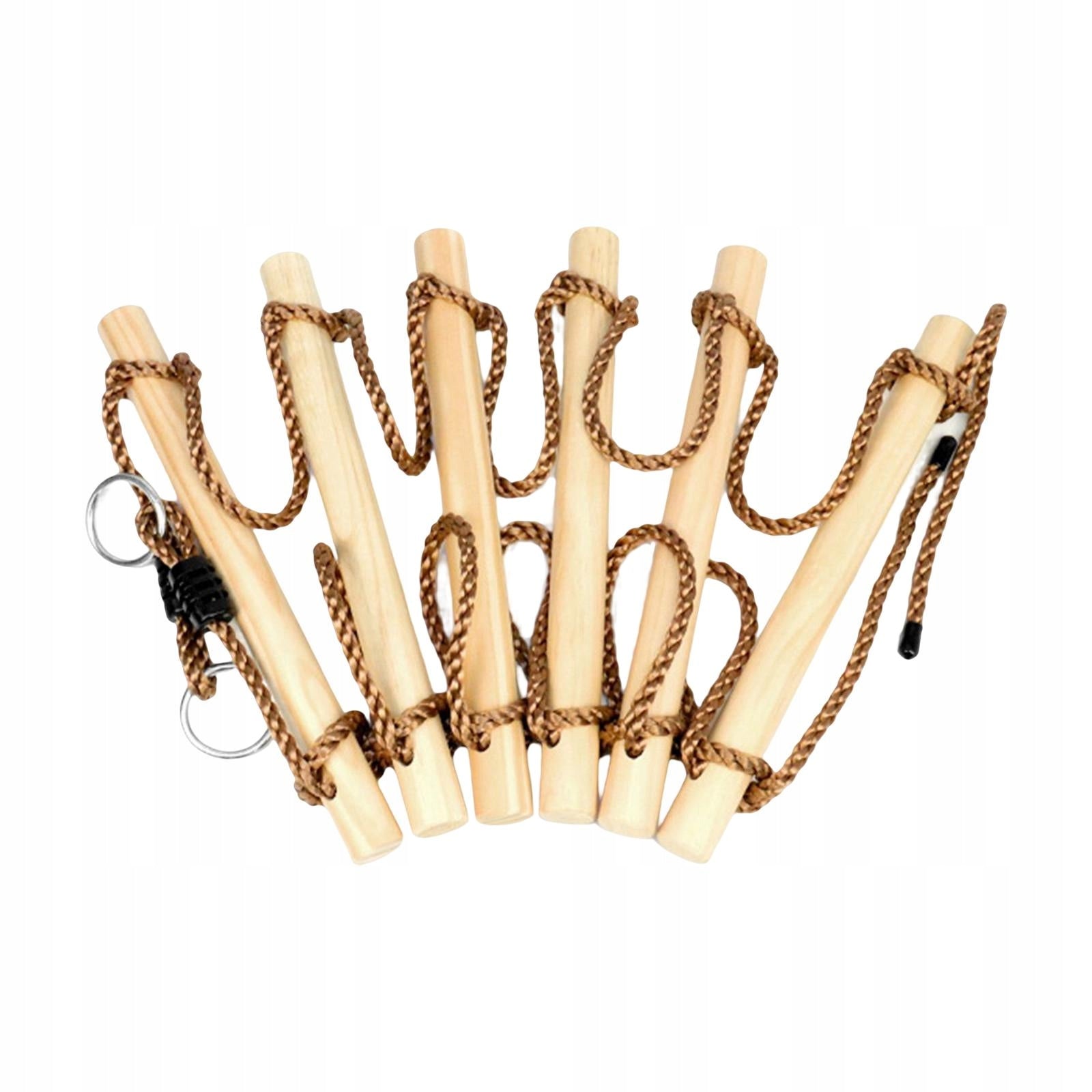 Climbing Rope Ladder for Kids Children, 6 Wooden Rungs Climbing Ladder Brand no brand