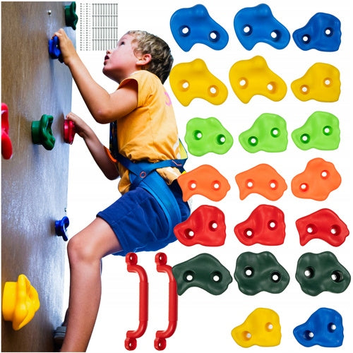 Climbing Stones Climbing Handles for Kids Large + Screws Set