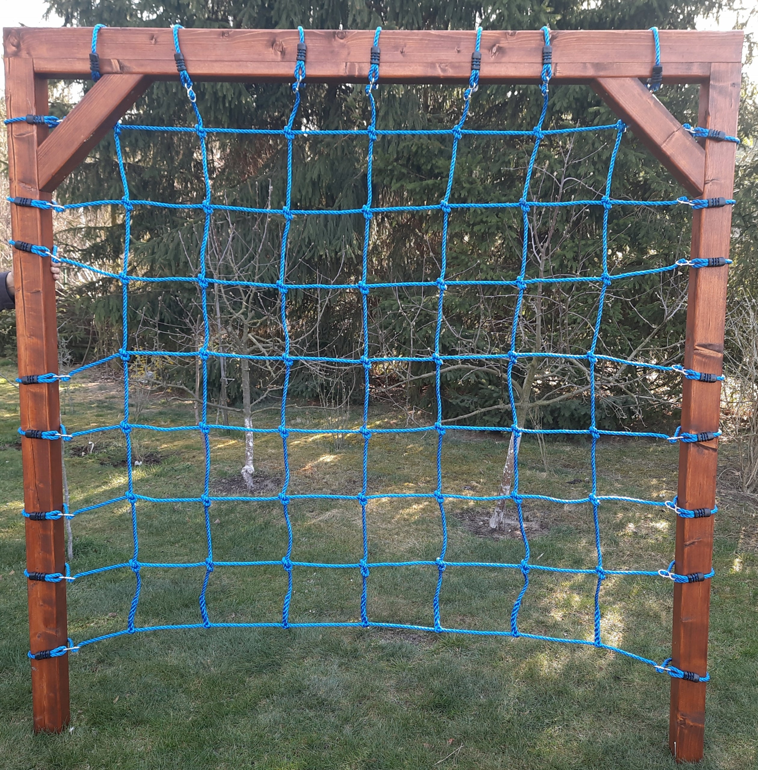 Climbing net 200x210 BLUE RED Manufacturer code 3056-1 NIEBIESKA