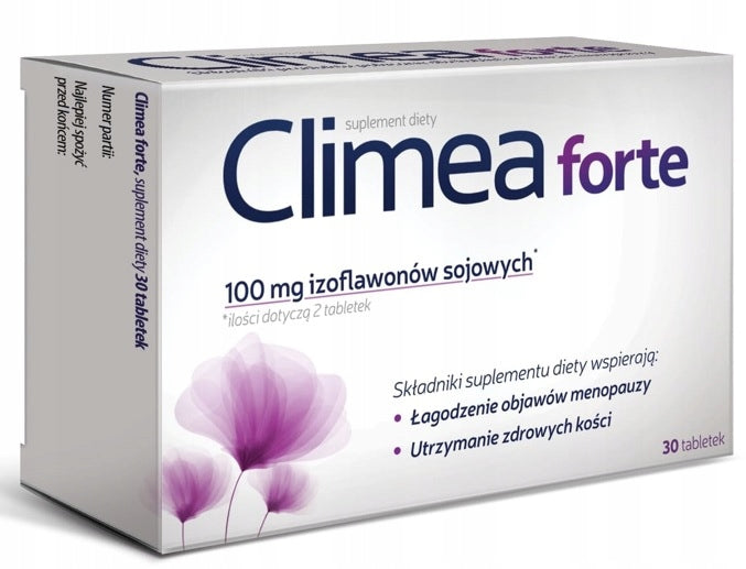 Climea Forte soy isoflavones 30 tablets Packaging status original