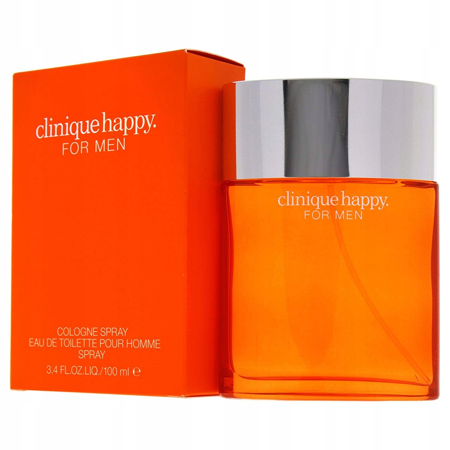 Clinique Happy 100ml EDT Eau De Toilette For Men Perfume Men's Fragrance Packaging status original