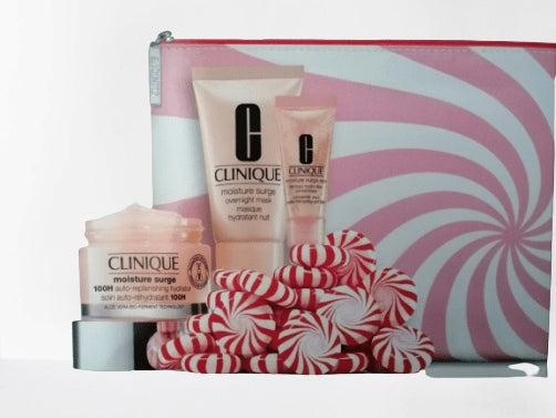 Veido drėkinamųjų priemonių rinkinys Clinique Hydration Moisture Surge Moisture Overload
